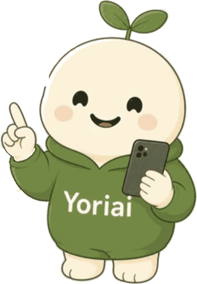 Yoriaiの公式キャラクター よりあいくん